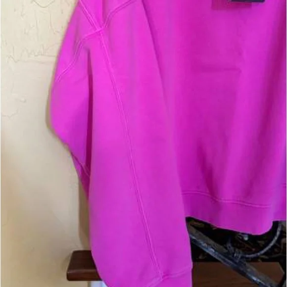 Hot Pink VintageSoft Sweatshirt from GAP. - Picture 8 of 13